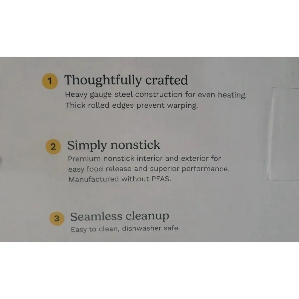 New Cuisinart 6-Piece Classic Nonstick Bakeware Set Collectors Edition